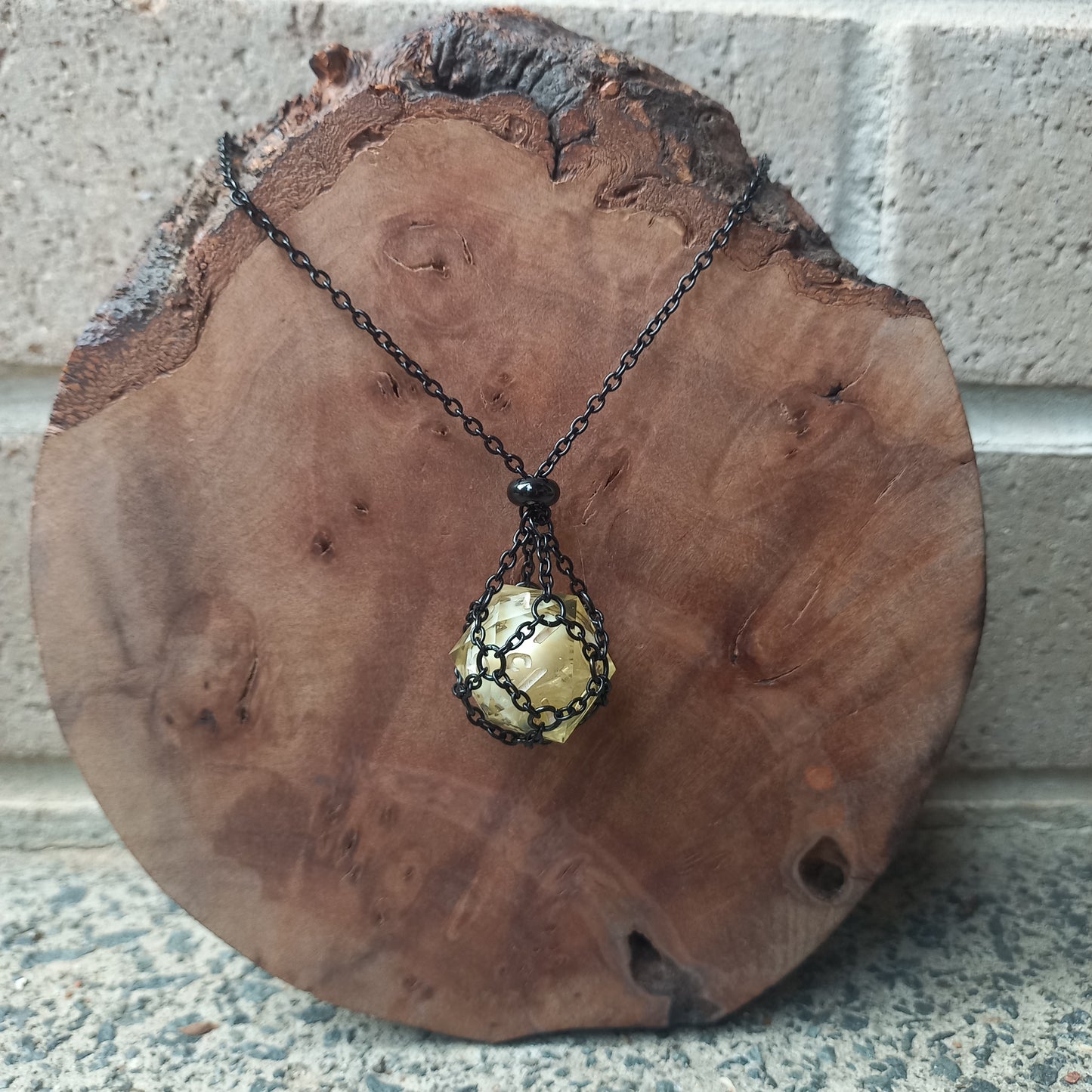 Dice Cage Necklace