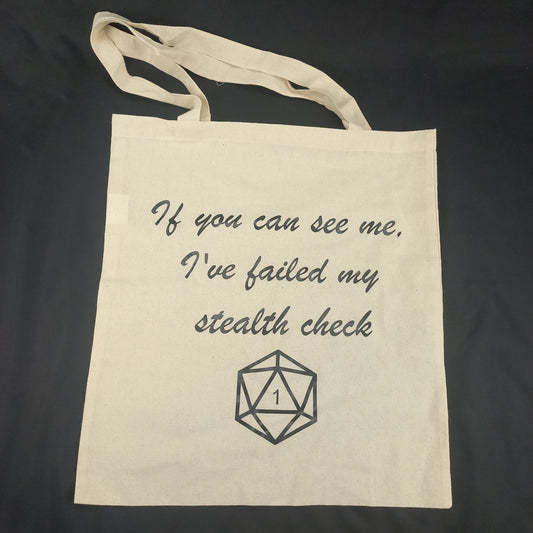 Stealth Check Tote Bag