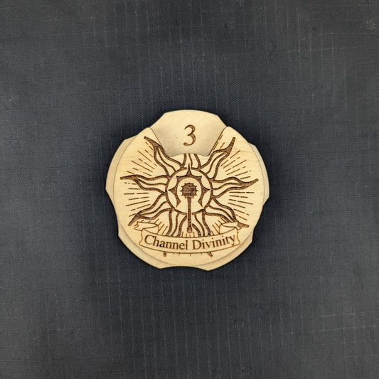 Cleric- Channel Divinity Tracker Token