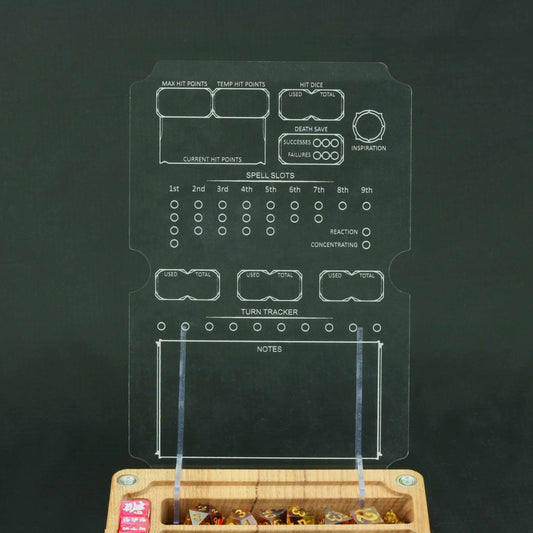 Engraved Acrylic Character Screen