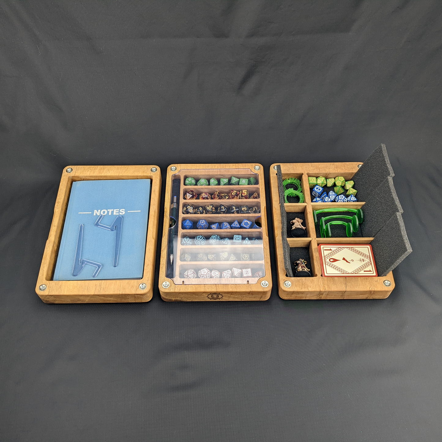 Master Dice Vault New Guinea Teak