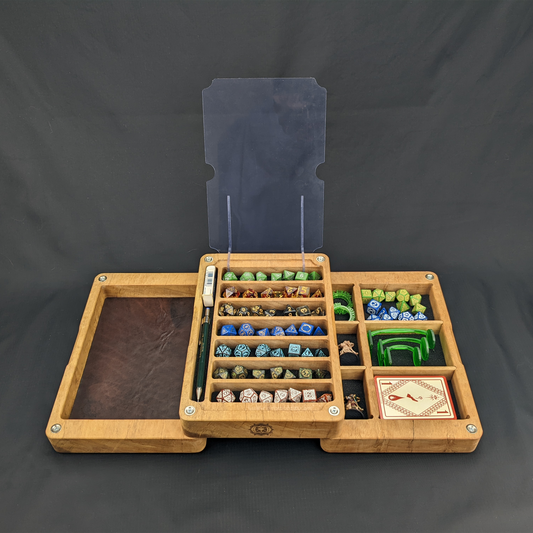 Master Dice Vault New Guinea Teak