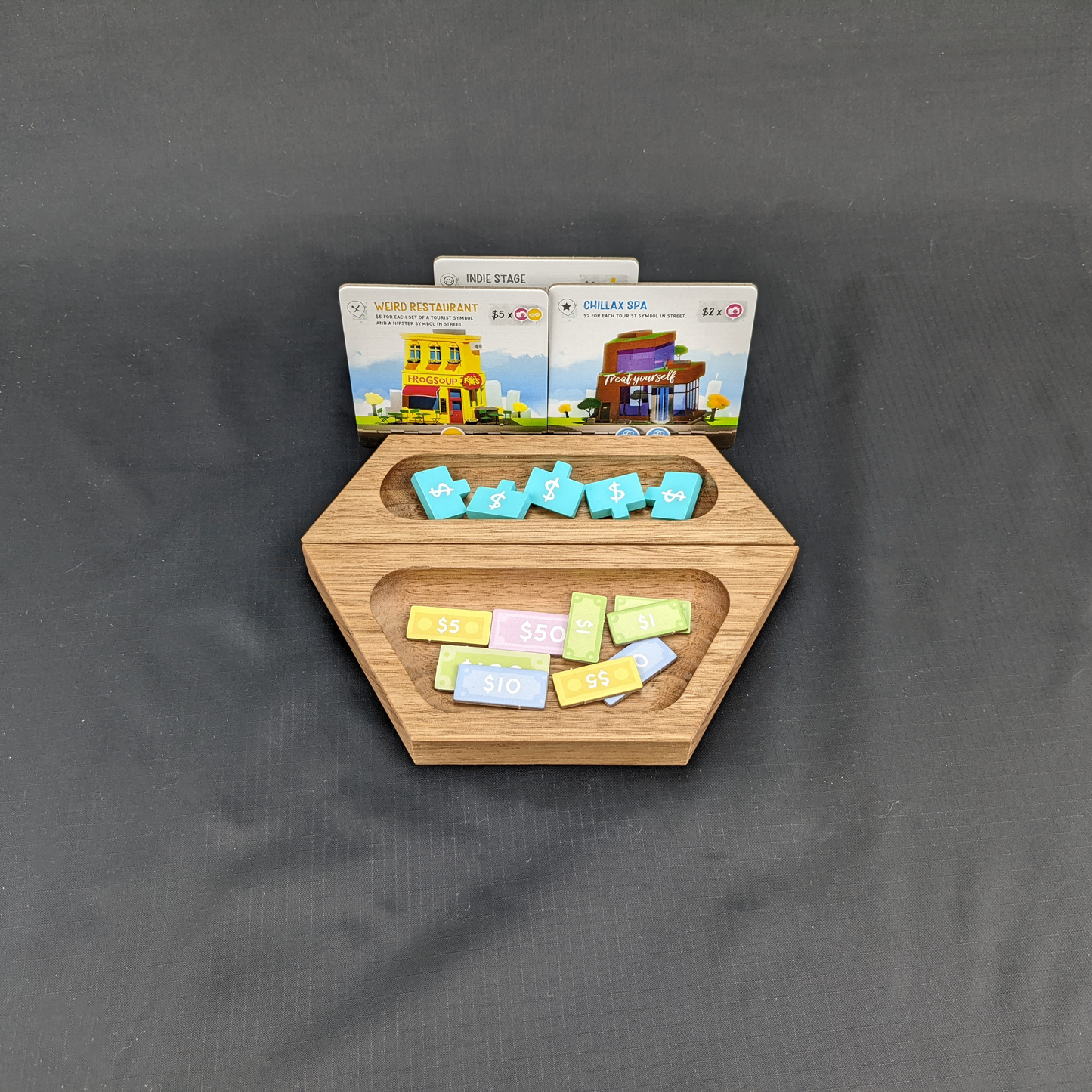 Magnetic Gaming Tile 2 - Dish and Card Slots