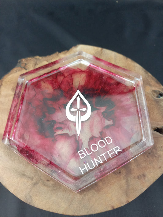 Blood Hunter Resin Coaster