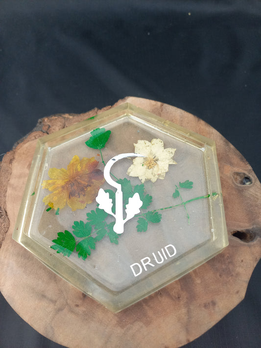 Druid Resin Coaster