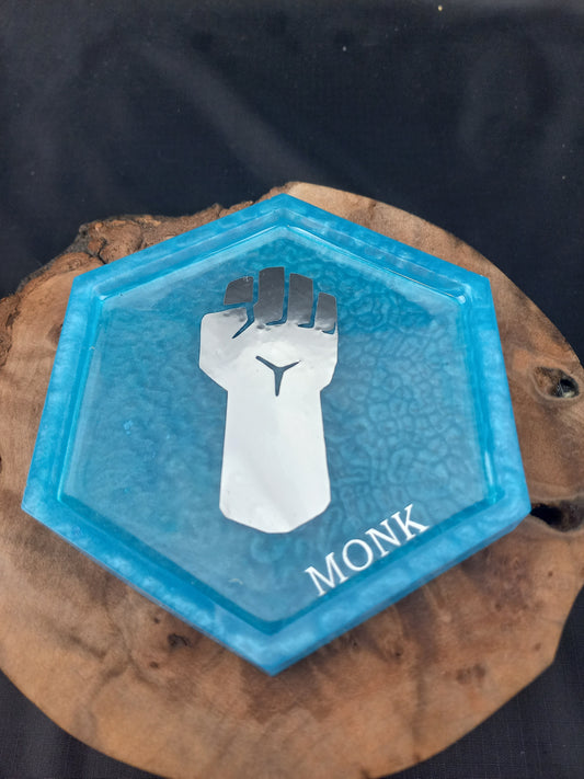 Monk Resin Coaster