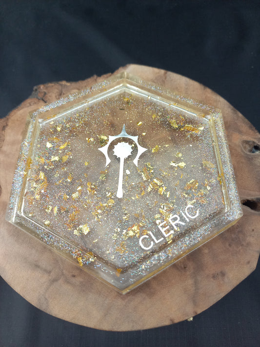 Cleric Resin Coaster