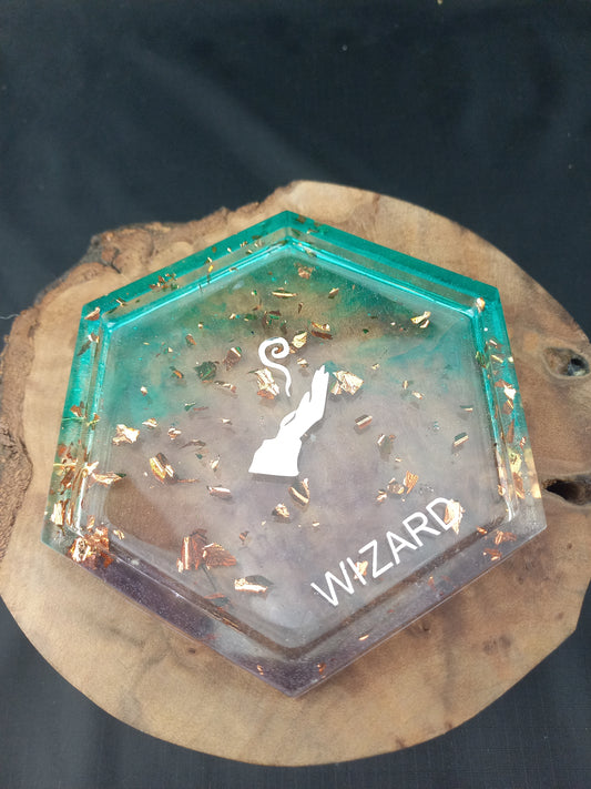 Wizard Resin Coaster