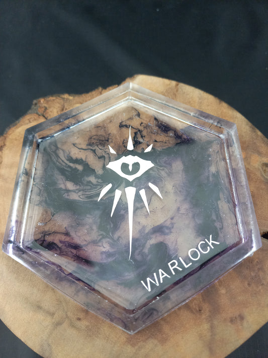 Warlock Resin Coaster