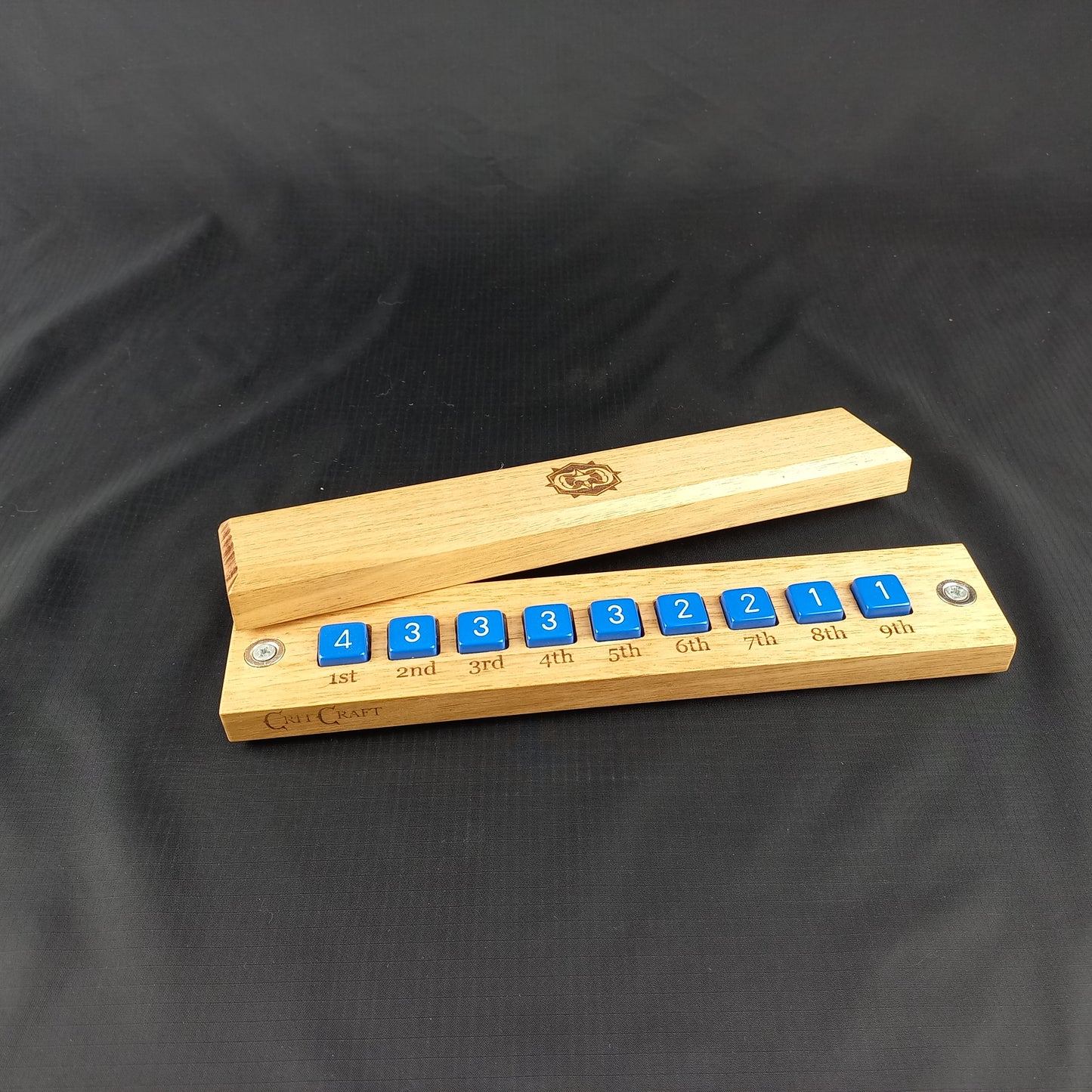 Spell Tracker Dice Vault Solid Tasmanian Oak
