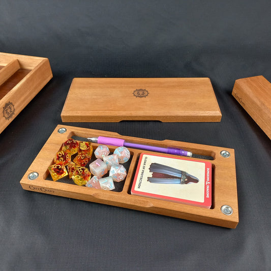 Level 3 Dice Vault Full Caster Solid Queensland Maple Level Up Series
