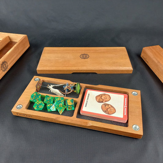 Level 3 Dice Vault Half Caster Solid Queensland Maple Level Up Series