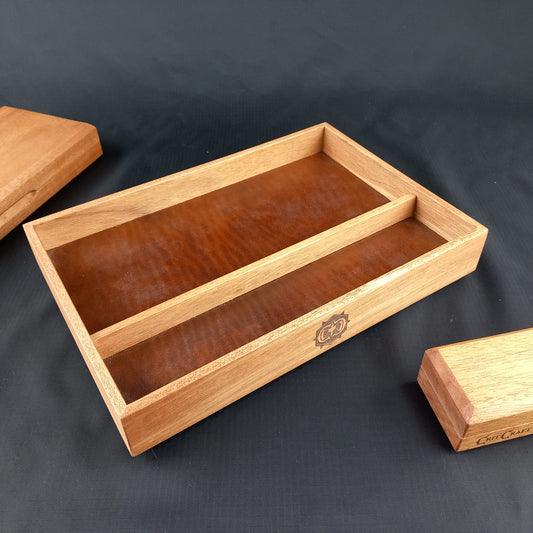 Dice Tray of Holding Queensland Maple Level Up Series