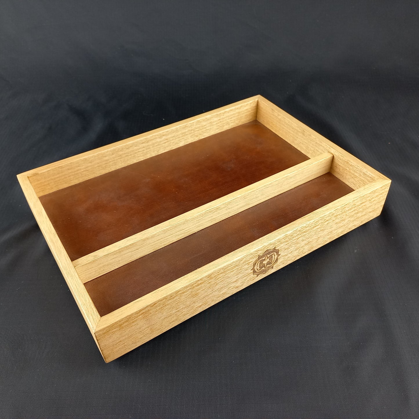 Dice Tray of Holding Tasmanian Oak Level Up Series