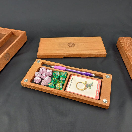 Level 3 Dice Vault Full Caster Solid Northern Silky Oak Level Up Series