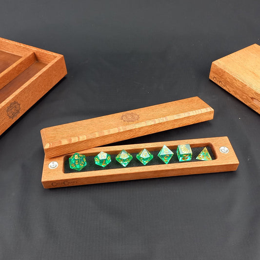 Level 1 Dice Vault Solid Northern Silky Oak Level Up Series