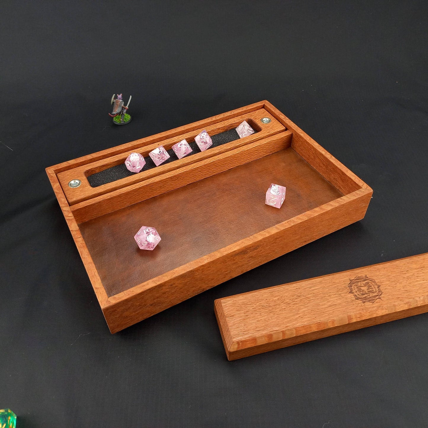 Dice Tray of Holding Northern Silky Oak Level Up Series