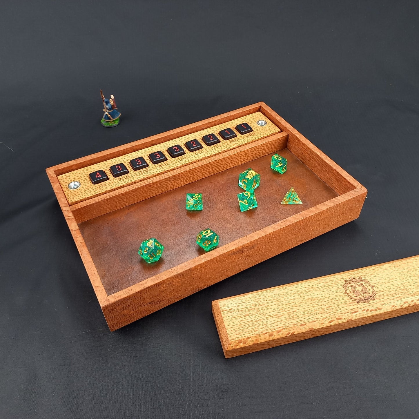Dice Tray of Holding Northern Silky Oak Level Up Series