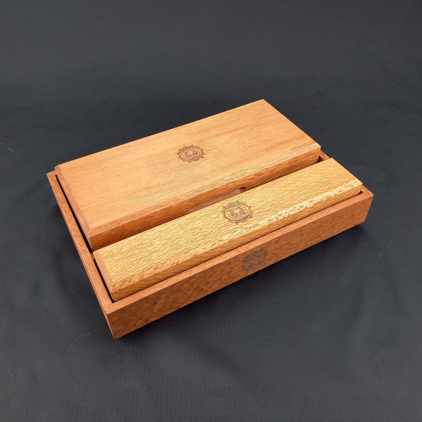 Level 1 Dice Vault Solid Northern Silky Oak Level Up Series
