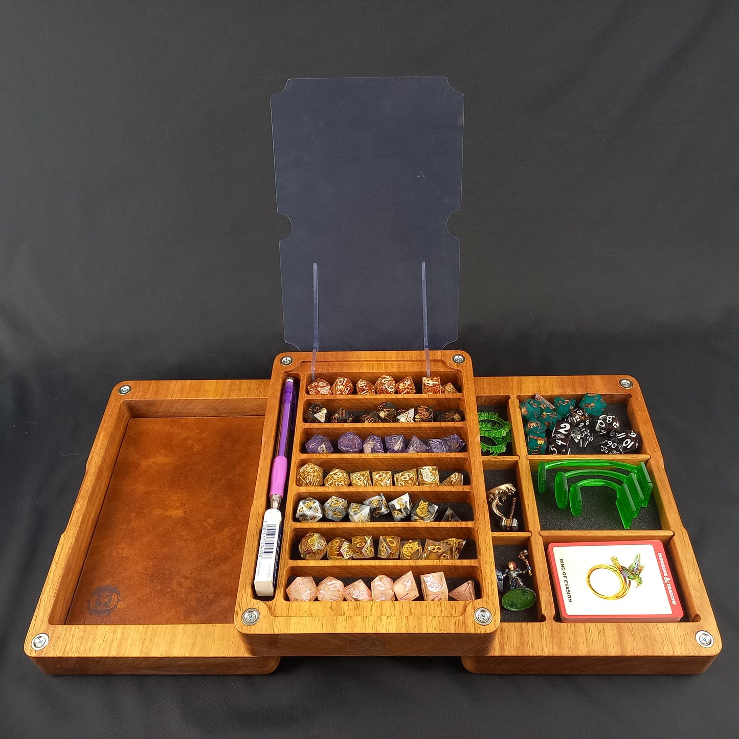 Master Dice Vault New Guinea Rosewood