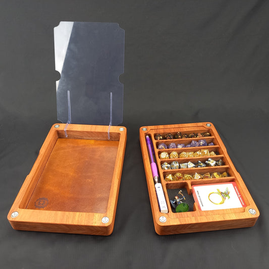 Adventurer Dice Vault New Guinea Rosewood