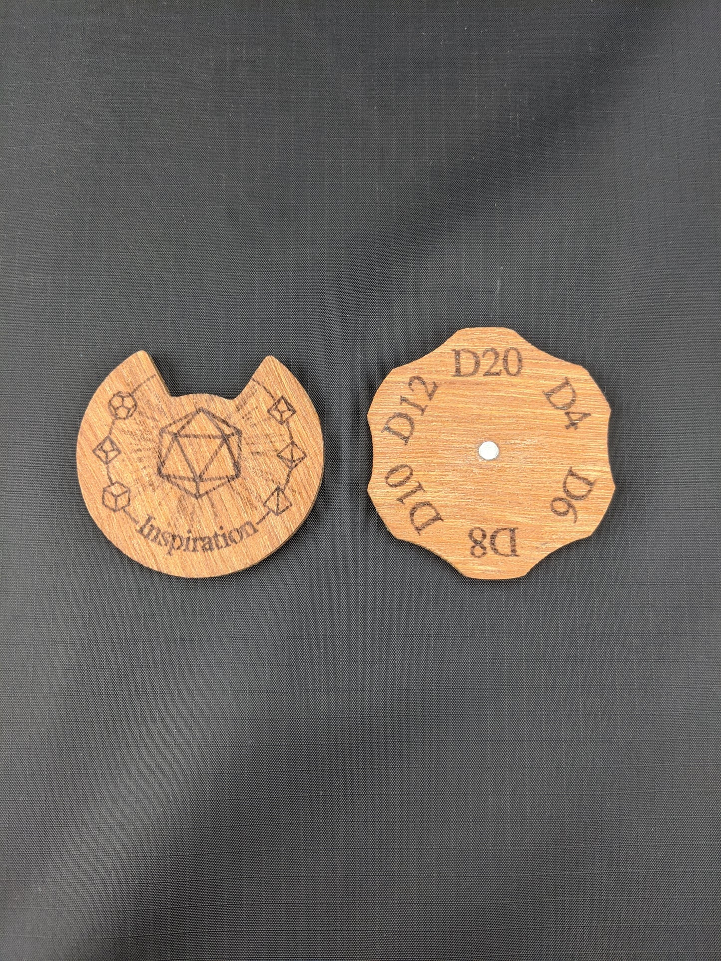 Dungeon Master- DM Inspiration Spinning Fidget Wooden Token