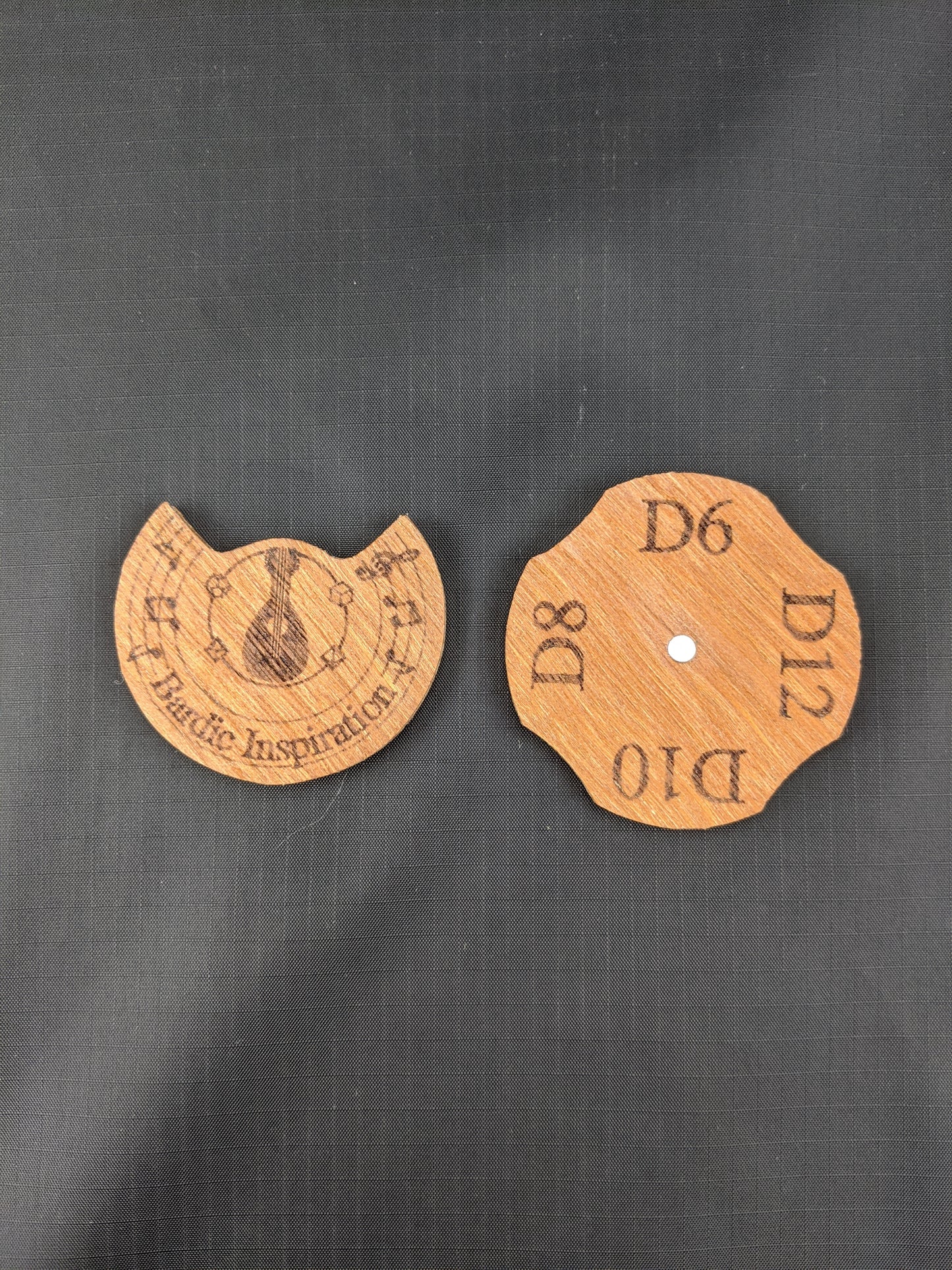 Bard- Bardic Inspiration Fidget Spinning Wooden Token