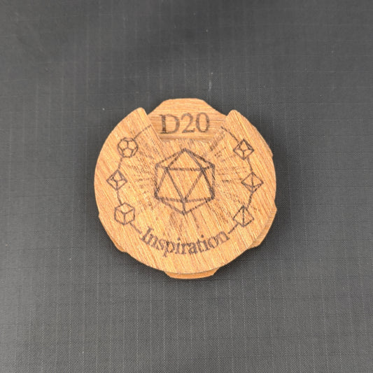 Dungeon Master- DM Inspiration Spinning Fidget Wooden Token
