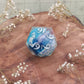 Blue and Pink Petri 32mm Chonk D20