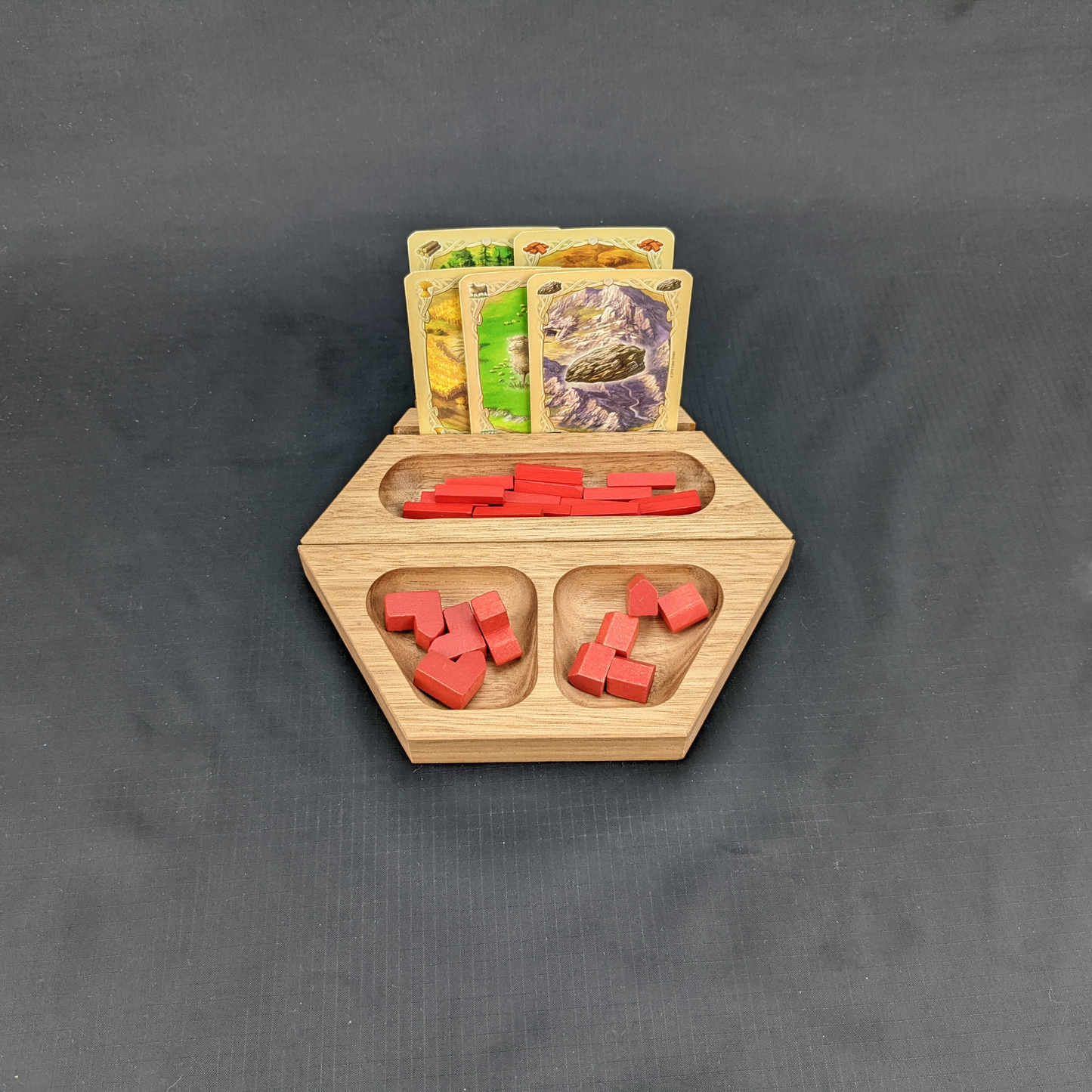 Magnetic Gaming Tile 2 - Dish and Card Slots