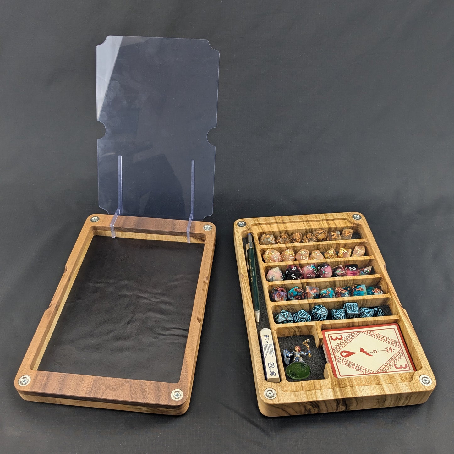 Adventurer Dice Vault Camphor Laurel x American Wulnut