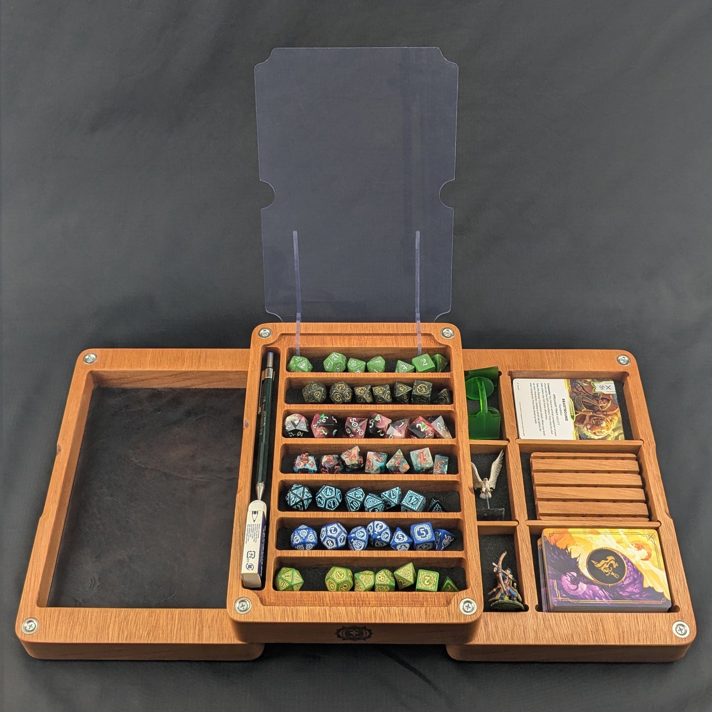 Master Dice Vault Fijian Mahogany