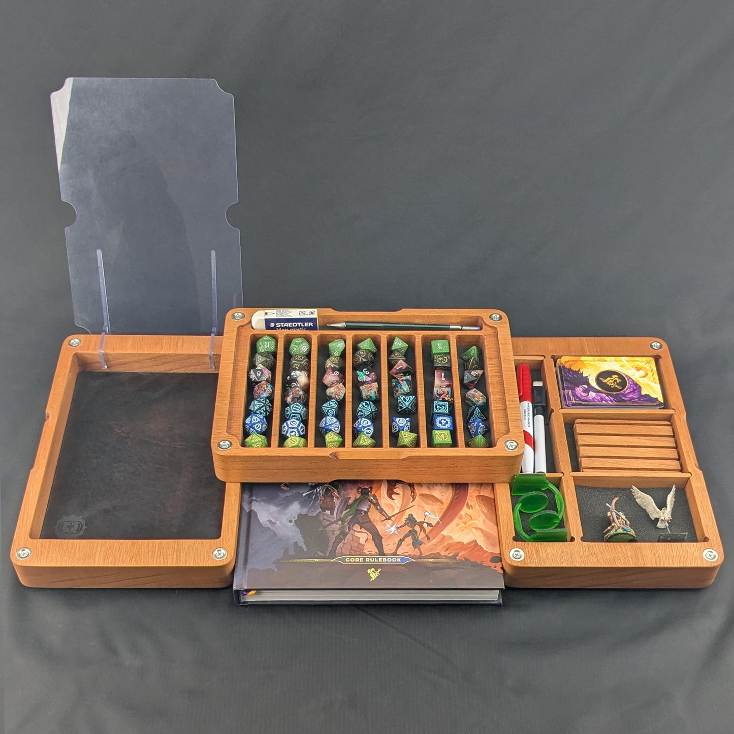 Master Dice Vault Fijian Mahogany