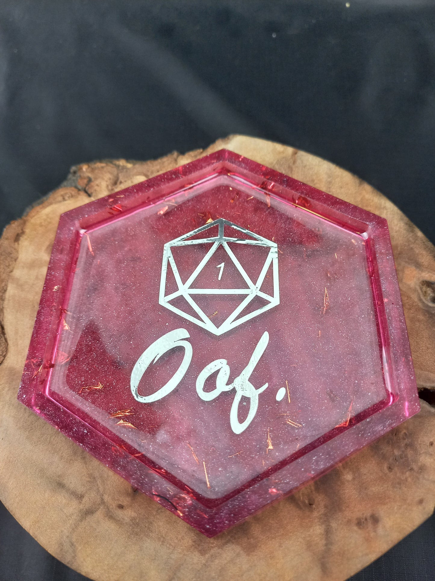 Oof. Resin Coaster