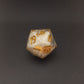 Gilded Marble 32mm Chonk D20